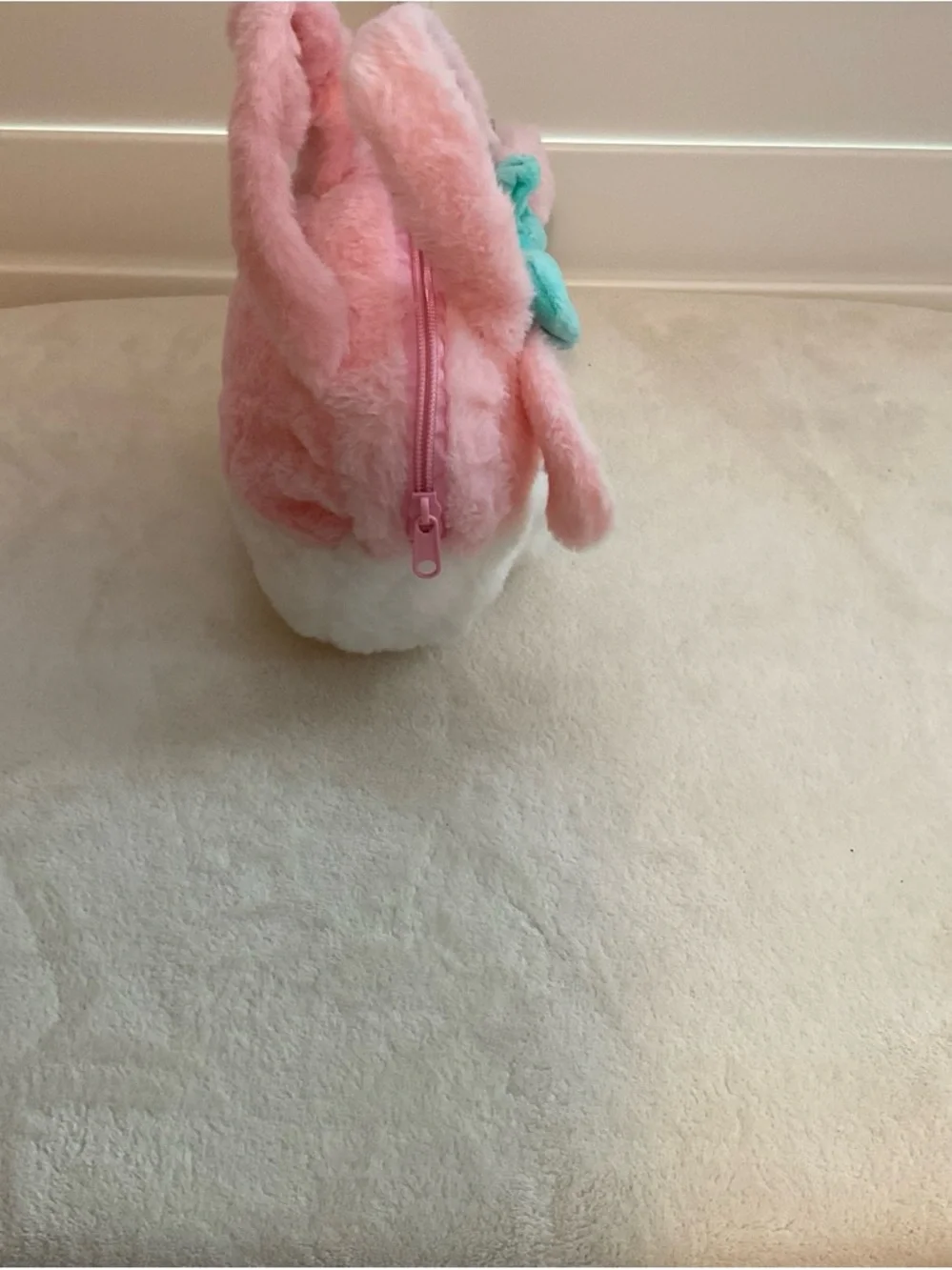 Hello Kitty Pink Plush Kids Bag with Bow